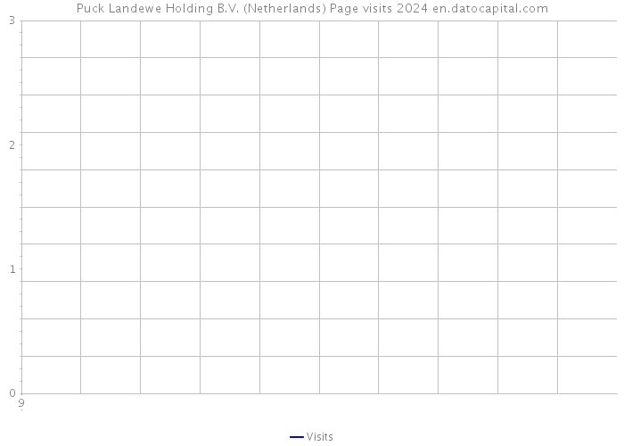 Puck Landewe Holding B.V. (Netherlands) Page visits 2024 