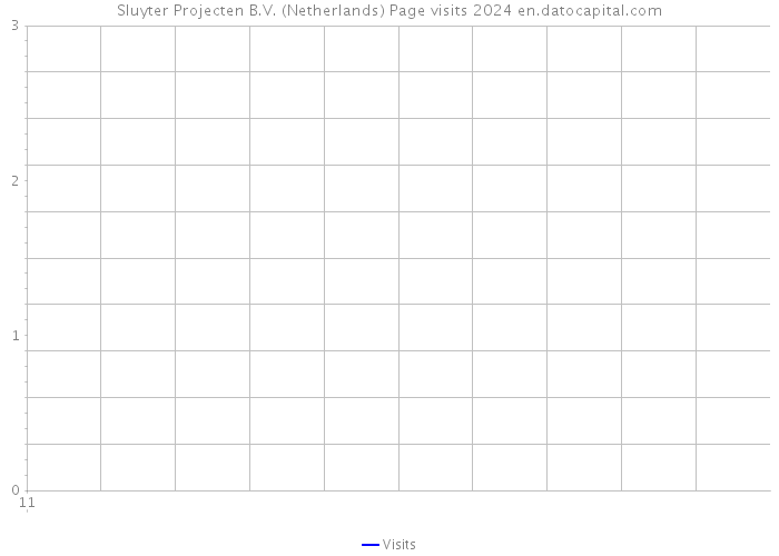 Sluyter Projecten B.V. (Netherlands) Page visits 2024 