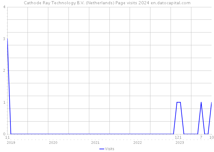 Cathode Ray Technology B.V. (Netherlands) Page visits 2024 
