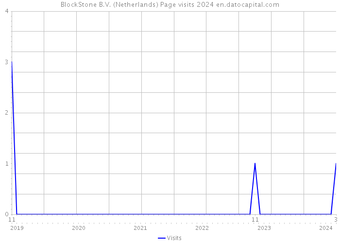 BlockStone B.V. (Netherlands) Page visits 2024 