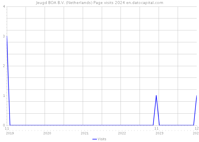 Jeugd BOA B.V. (Netherlands) Page visits 2024 
