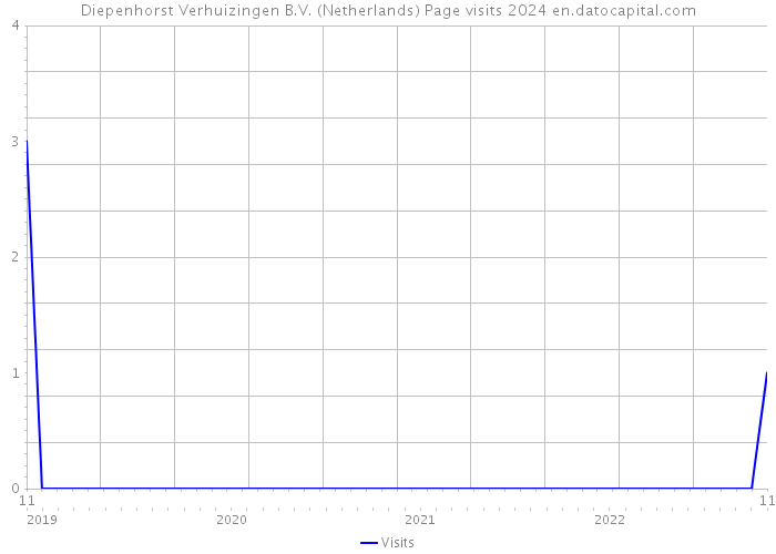 Diepenhorst Verhuizingen B.V. (Netherlands) Page visits 2024 