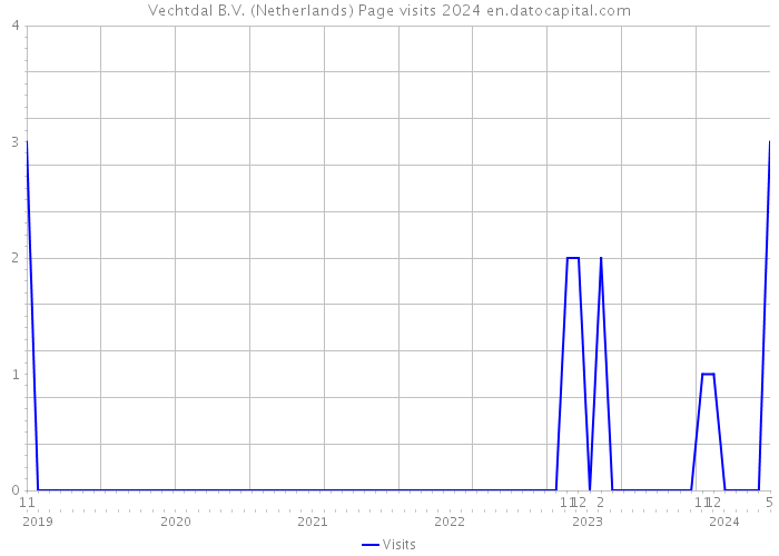 Vechtdal B.V. (Netherlands) Page visits 2024 
