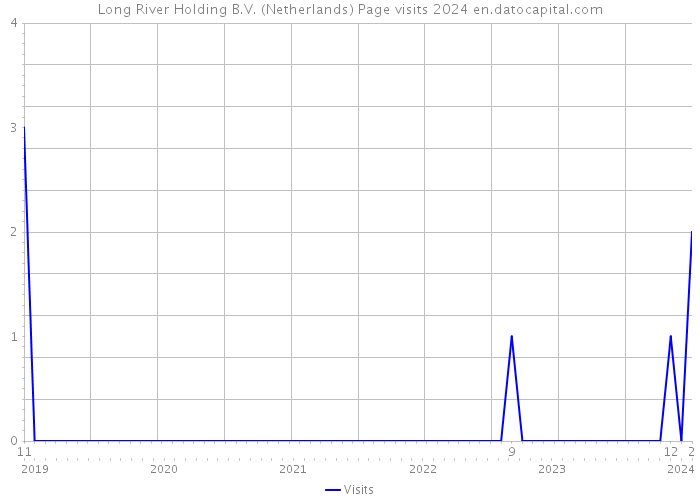 Long River Holding B.V. (Netherlands) Page visits 2024 