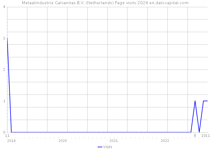 Metaalindustrie Galvanitas B.V. (Netherlands) Page visits 2024 