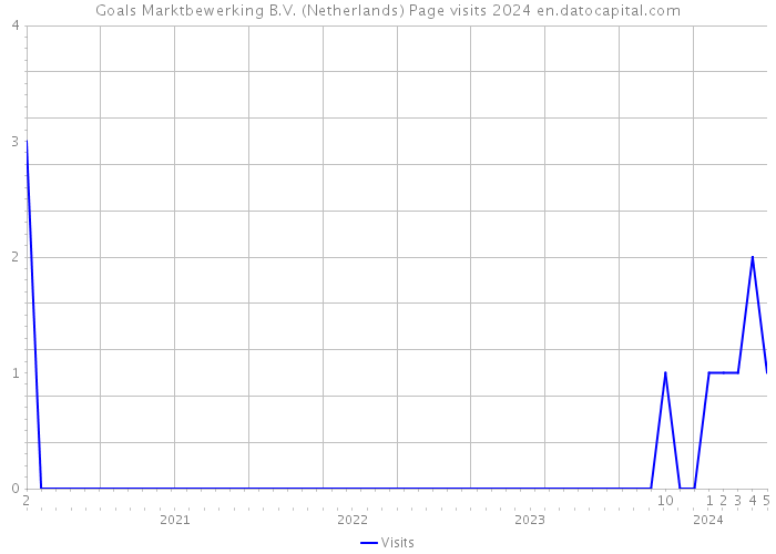 Goals Marktbewerking B.V. (Netherlands) Page visits 2024 