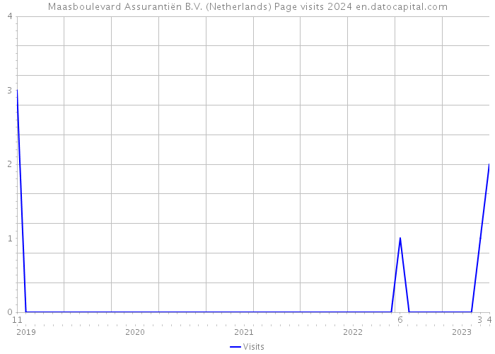 Maasboulevard Assurantiën B.V. (Netherlands) Page visits 2024 