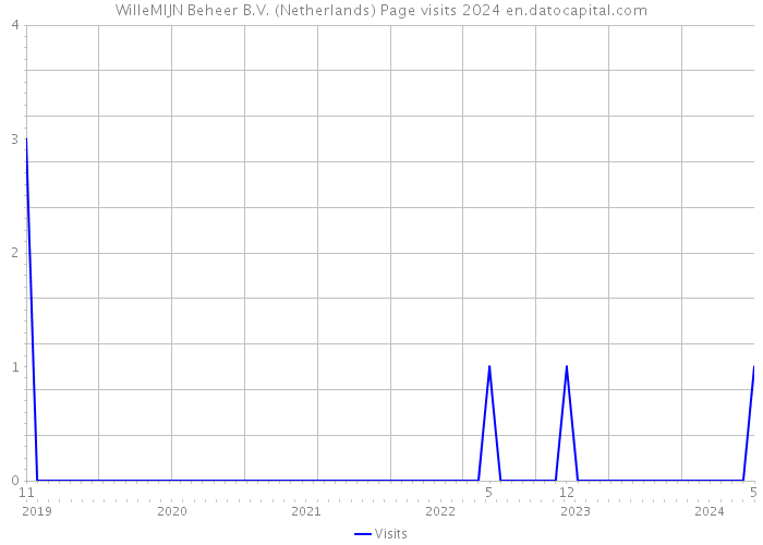 WilleMIJN Beheer B.V. (Netherlands) Page visits 2024 