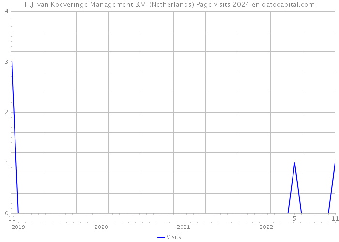 H.J. van Koeveringe Management B.V. (Netherlands) Page visits 2024 