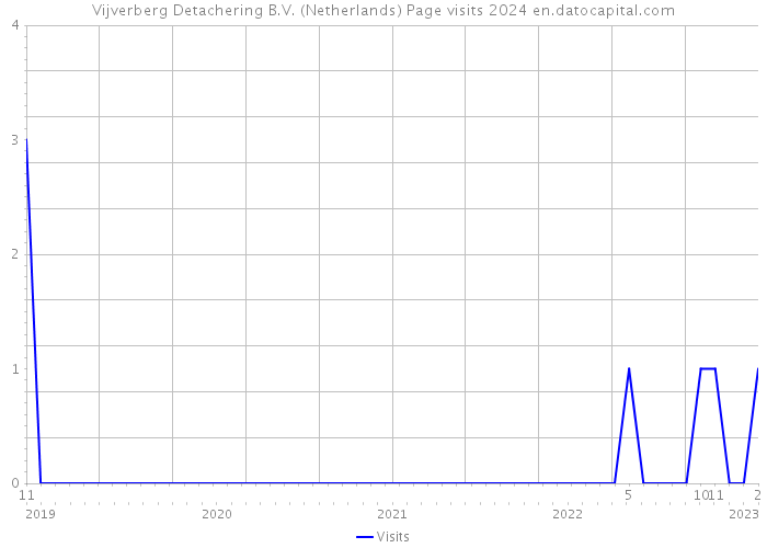 Vijverberg Detachering B.V. (Netherlands) Page visits 2024 