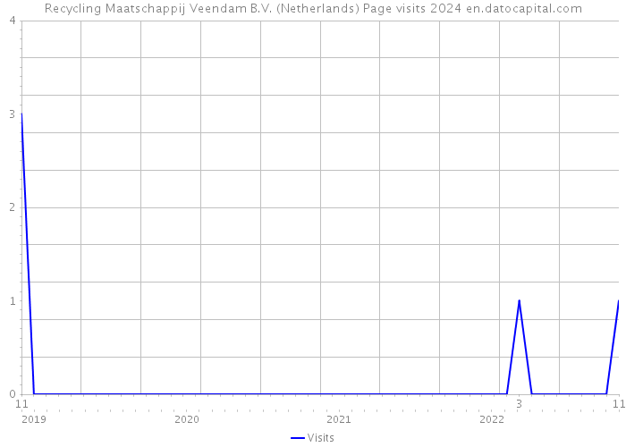 Recycling Maatschappij Veendam B.V. (Netherlands) Page visits 2024 