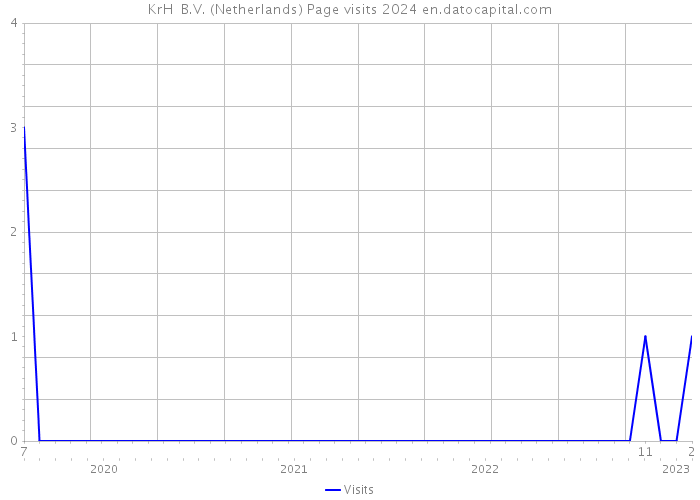 KrH+ B.V. (Netherlands) Page visits 2024 