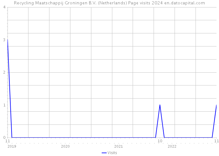 Recycling Maatschappij Groningen B.V. (Netherlands) Page visits 2024 