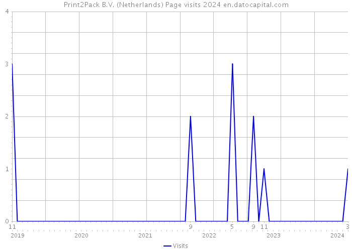 Print2Pack B.V. (Netherlands) Page visits 2024 