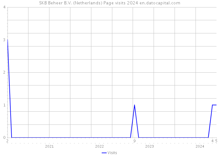 SKB Beheer B.V. (Netherlands) Page visits 2024 