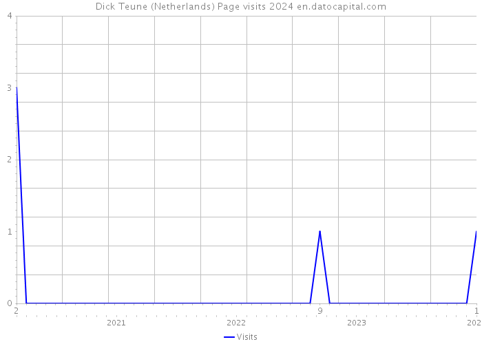 Dick Teune (Netherlands) Page visits 2024 