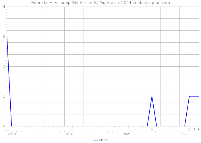 Hanneke Hanekamp (Netherlands) Page visits 2024 