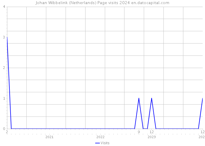 Johan Wibbelink (Netherlands) Page visits 2024 