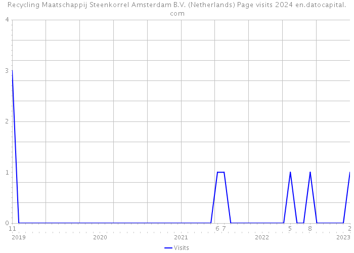 Recycling Maatschappij Steenkorrel Amsterdam B.V. (Netherlands) Page visits 2024 