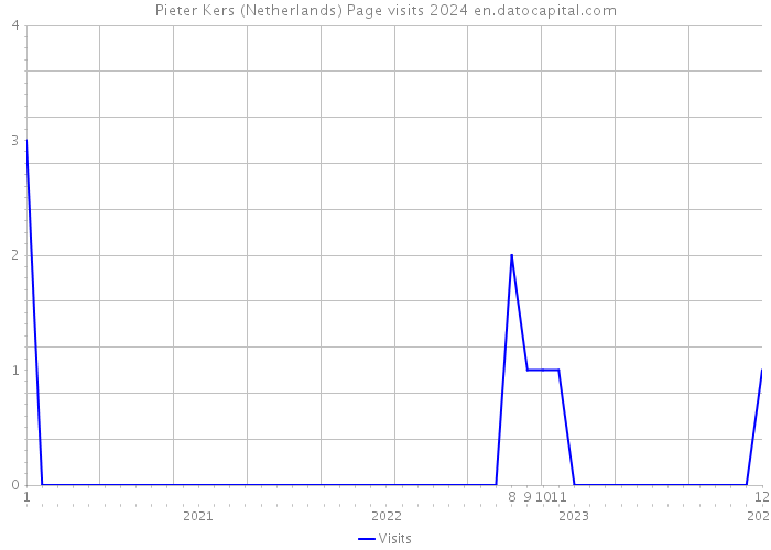 Pieter Kers (Netherlands) Page visits 2024 