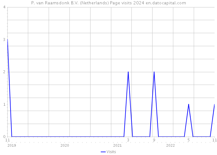 P. van Raamsdonk B.V. (Netherlands) Page visits 2024 