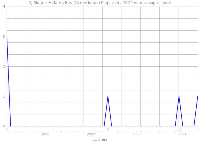 SJ Sluijter Holding B.V. (Netherlands) Page visits 2024 