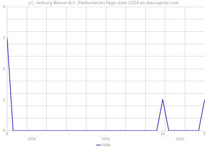 J.C. Verburg Beheer B.V. (Netherlands) Page visits 2024 