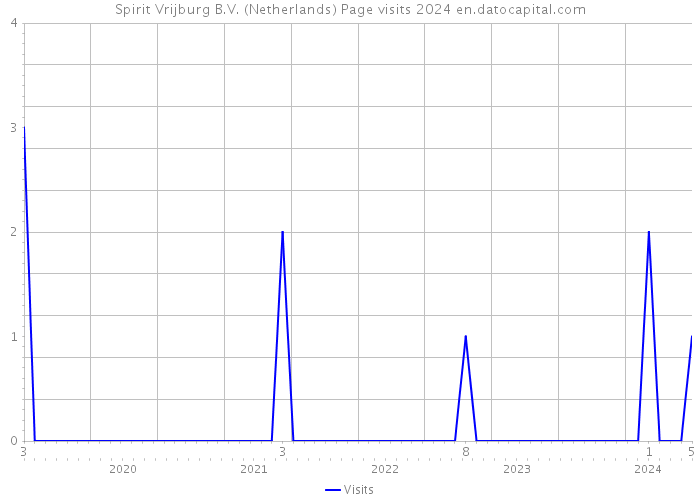 Spirit Vrijburg B.V. (Netherlands) Page visits 2024 