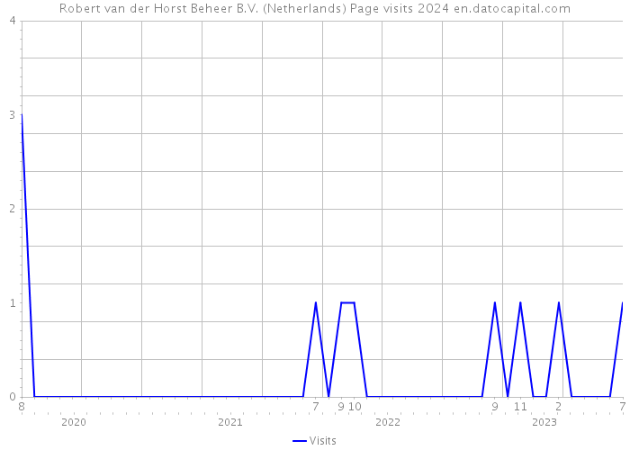 Robert van der Horst Beheer B.V. (Netherlands) Page visits 2024 