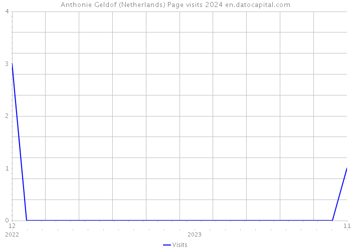 Anthonie Geldof (Netherlands) Page visits 2024 