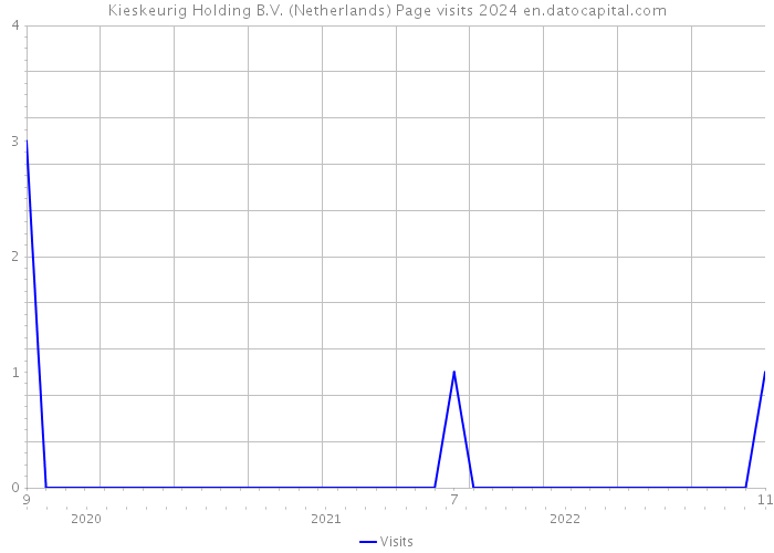 Kieskeurig Holding B.V. (Netherlands) Page visits 2024 