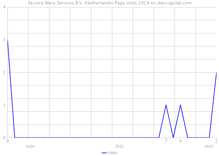 Second Wave Services B.V. (Netherlands) Page visits 2024 