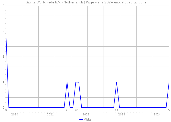 Gavita Worldwide B.V. (Netherlands) Page visits 2024 