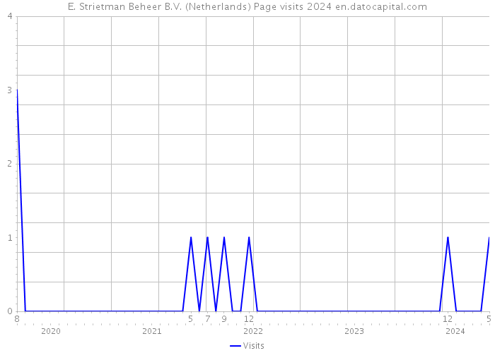 E. Strietman Beheer B.V. (Netherlands) Page visits 2024 