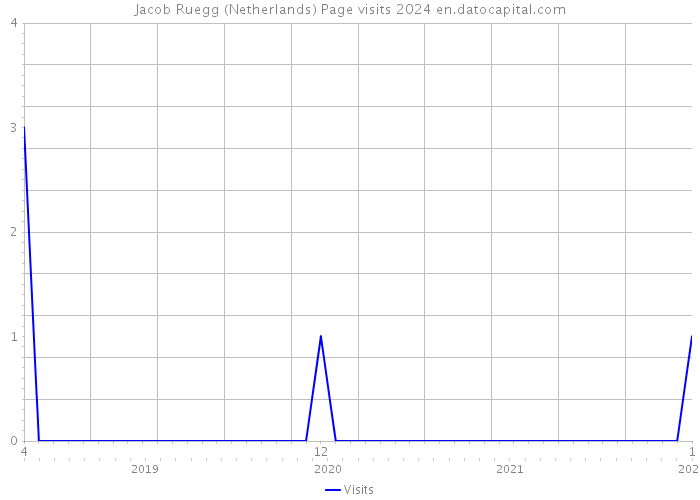 Jacob Ruegg (Netherlands) Page visits 2024 