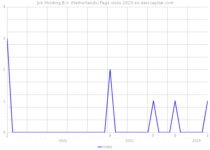 Job Holding B.V. (Netherlands) Page visits 2024 