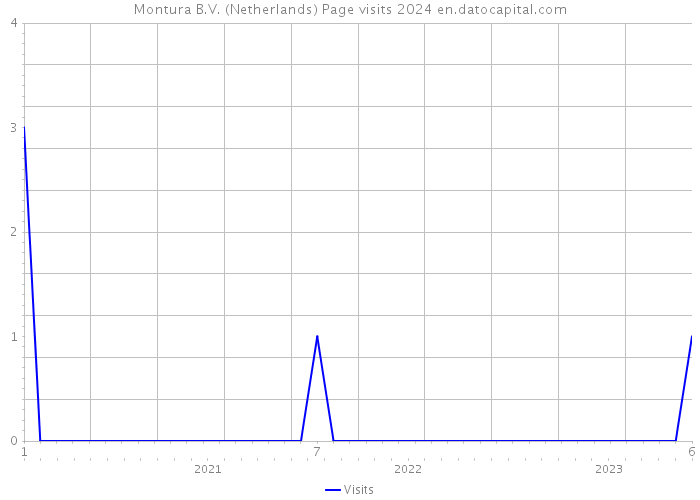 Montura B.V. (Netherlands) Page visits 2024 