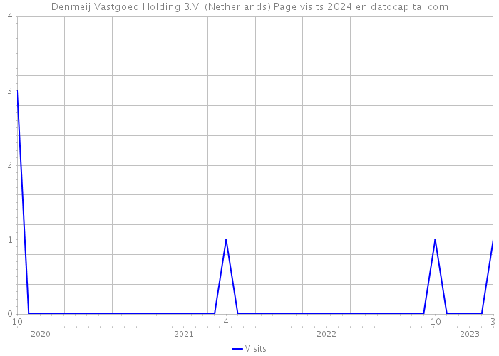 Denmeij Vastgoed Holding B.V. (Netherlands) Page visits 2024 