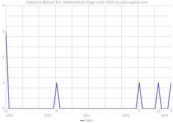 Catharina Beheer B.V. (Netherlands) Page visits 2024 