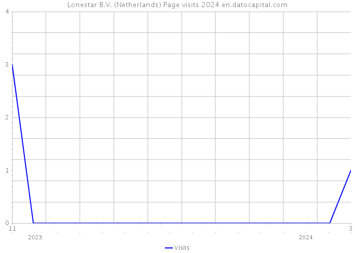 Lonestar B.V. (Netherlands) Page visits 2024 