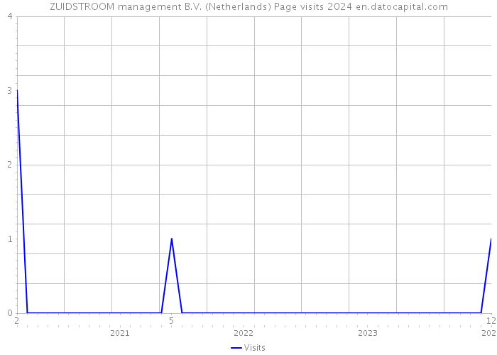 ZUIDSTROOM management B.V. (Netherlands) Page visits 2024 