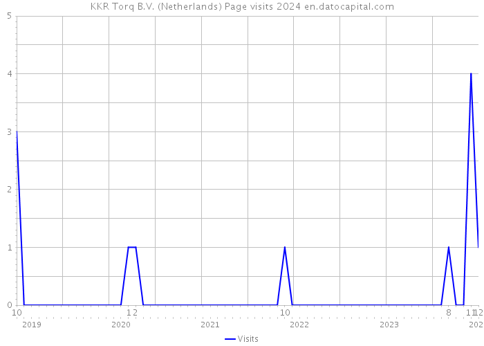 KKR Torq B.V. (Netherlands) Page visits 2024 