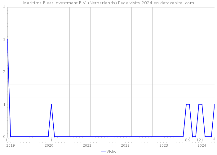 Maritime Fleet Investment B.V. (Netherlands) Page visits 2024 