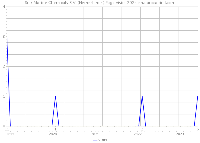 Star Marine Chemicals B.V. (Netherlands) Page visits 2024 