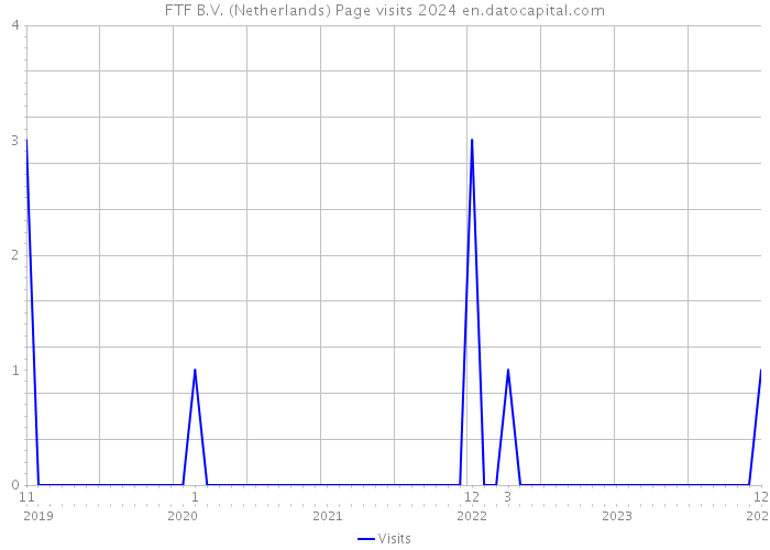 FTF B.V. (Netherlands) Page visits 2024 
