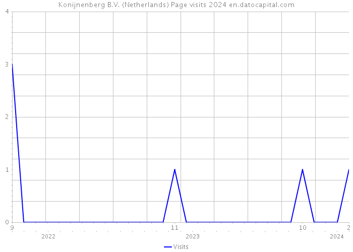 Konijnenberg B.V. (Netherlands) Page visits 2024 