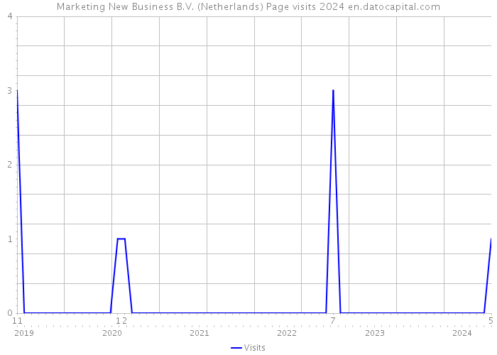 Marketing New Business B.V. (Netherlands) Page visits 2024 