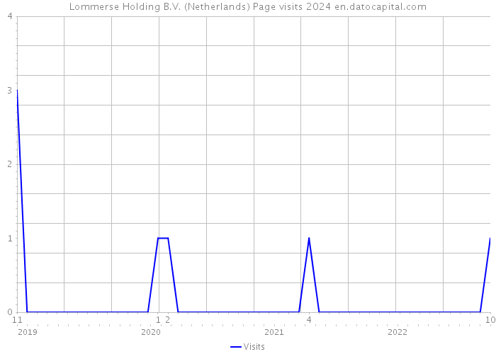 Lommerse Holding B.V. (Netherlands) Page visits 2024 