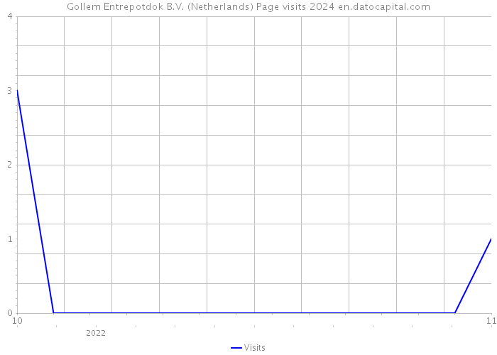 Gollem Entrepotdok B.V. (Netherlands) Page visits 2024 