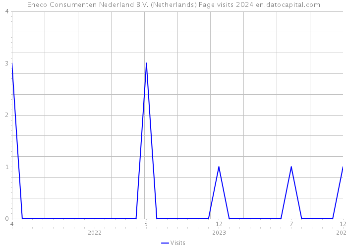 Eneco Consumenten Nederland B.V. (Netherlands) Page visits 2024 
